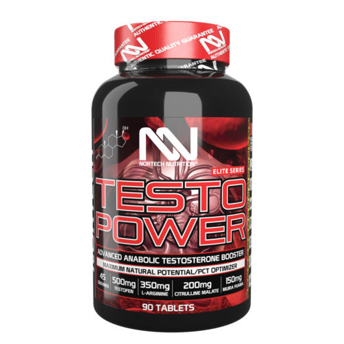 Testo power 90 tablets. Testosterone booster from Nortech Nutrition BRAND. Its a dietary supplement.