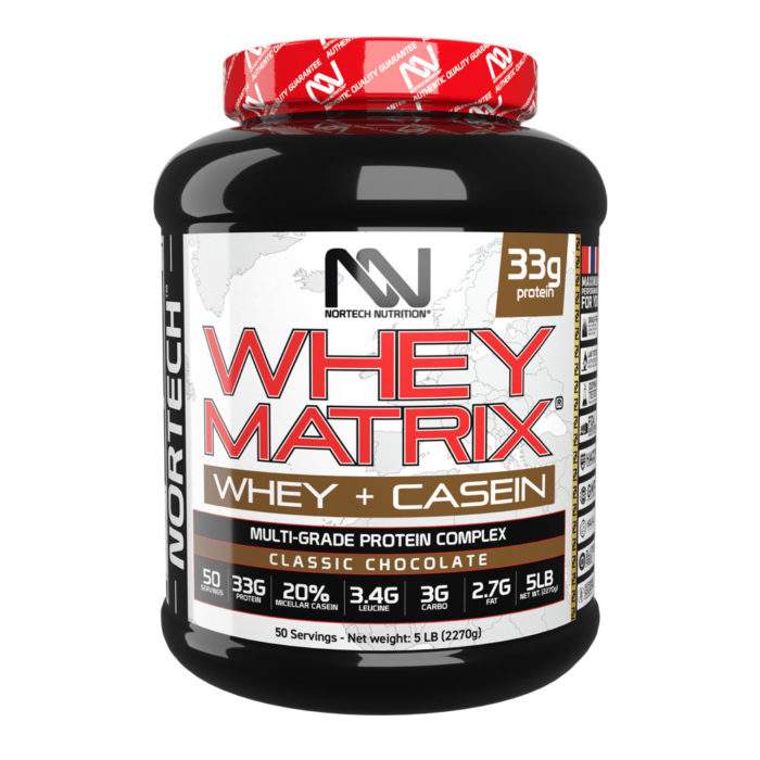 Whey Matrix 5 lb classic chocolate flavour protein powder