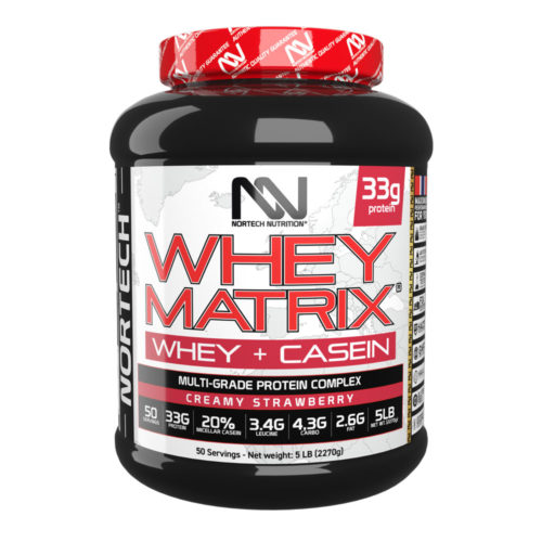 Whey Matrix 5 lb Creamy Strawberry protein powder