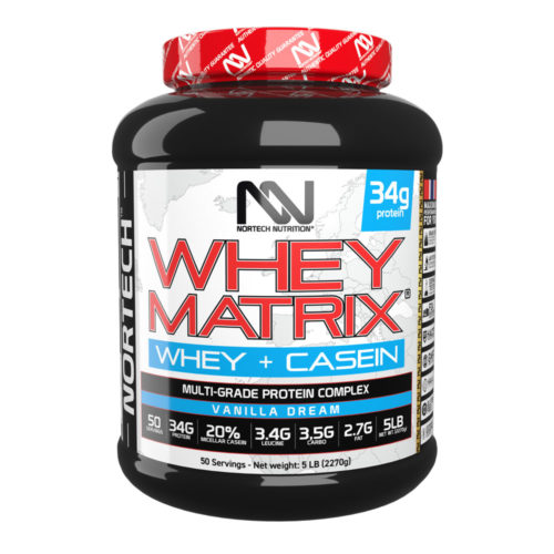 Whey Matrix 5 lb protein powder vanilla Dream flavour