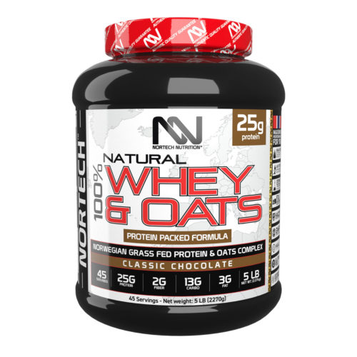 Nortech Nutrition's Whey & Oats - A wholesome blend of Norwegian goodness, perfect for elevating your fitness journey.